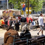Sitzung im Blockupy Camp 
